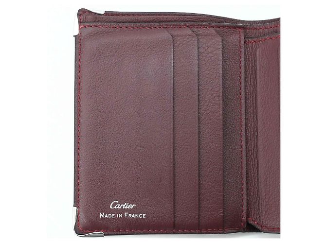 Cartera bi-fold Cartier Garland de de piel - vista 11