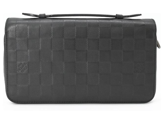 Cartera Larga Louis Vuitton Damier Infini Zippy XL Round Organizer Negro - vista 2