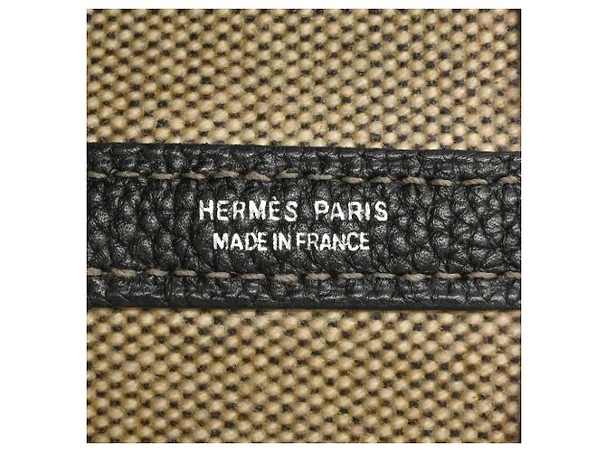 Hermès Borsa Tote Hermes Garden 36 PM Beige - vista 10