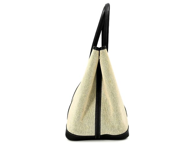 Hermès Borsa Tote Hermes Garden 36 PM Beige - vista 4