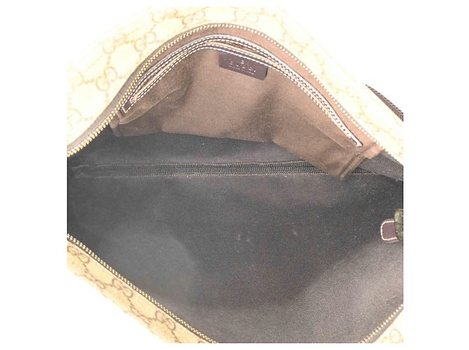 Gucci GG Supreme Schultertasche Braun - Ansicht 10
