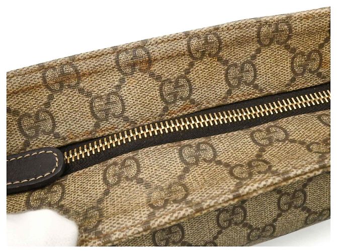 Gucci GG Supreme Schultertasche Braun - Ansicht 13
