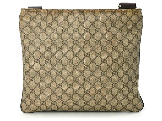 Gucci GG Supreme Schultertasche Braun - Ansicht 2