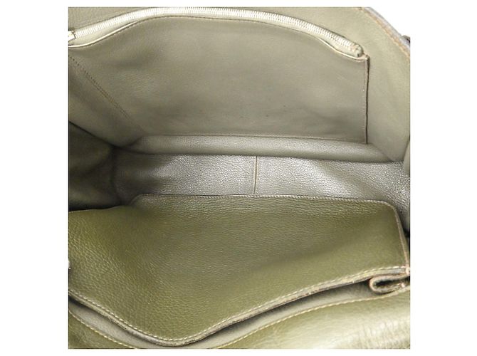 Hermès Sac à épaule Hermes Steve Buzas 35 Vert Kaki - vue 7