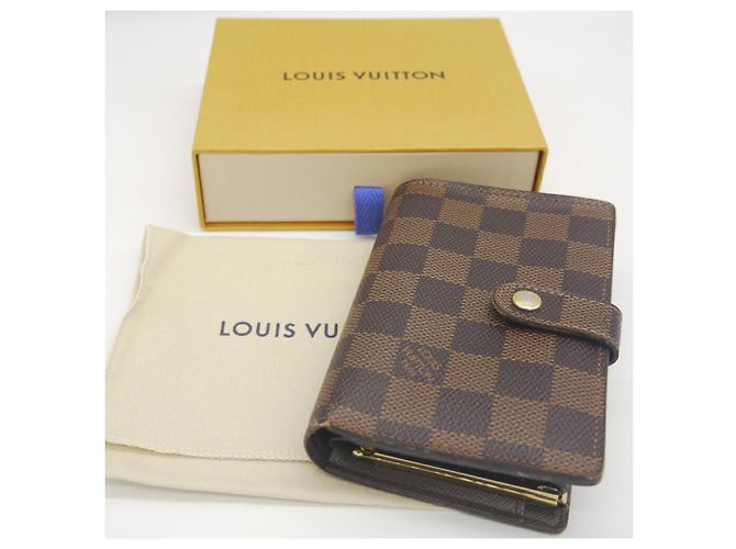 Louis Vuitton Damier Portefeuille Viennois Bi-fold Wallet Damier ebene - vista 10