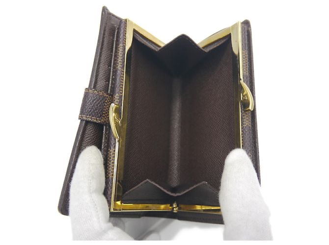 Louis Vuitton Damier Portefeuille Viennois Bi-fold Wallet Damier ebene - vista 6