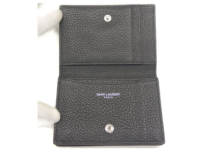 Tarjetero Yves Saint Laurent Cassandra Shadow Negro - vista 6