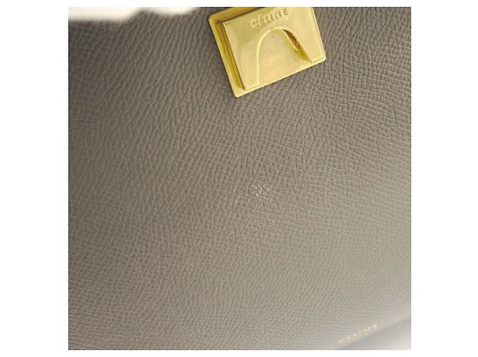 Céline CELINE Mini Belt Bag Handtasche aus grauem Leder Braun - Ansicht 11