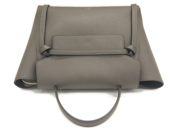 Céline CELINE Mini Belt Bag Handtasche aus grauem Leder Braun - Ansicht 6