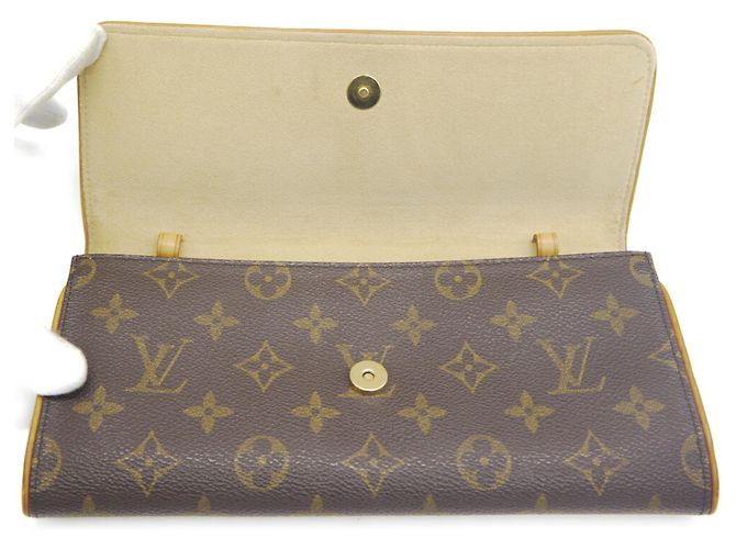 Louis Vuitton Pochette Twin GM Monogram Shoulder Bag - view 6