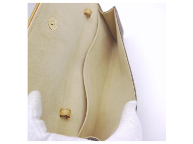 Louis Vuitton Pochette Twin GM Monogram Shoulder Bag - view 7