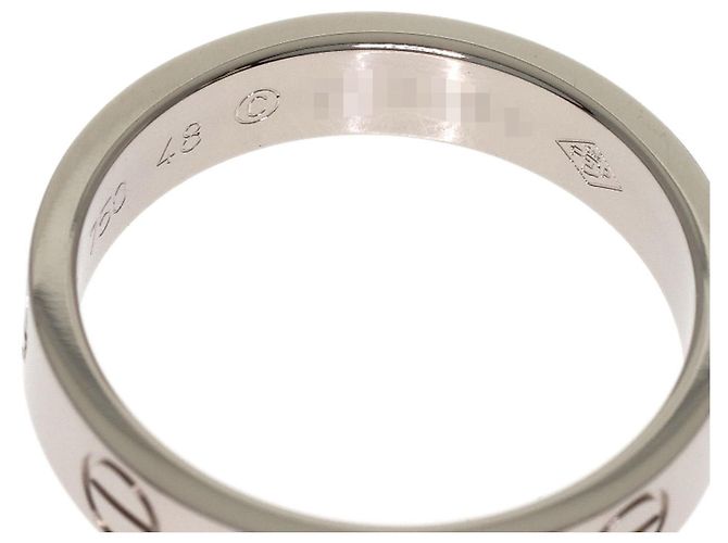 Bague Cartier Mini Love en or blanc 18K - vue 5