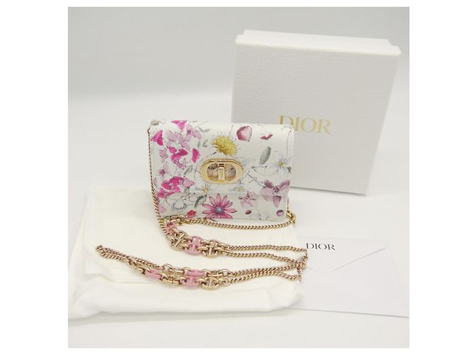 Pouch Christian Dior Caro Bianco Multicolore - vista 10