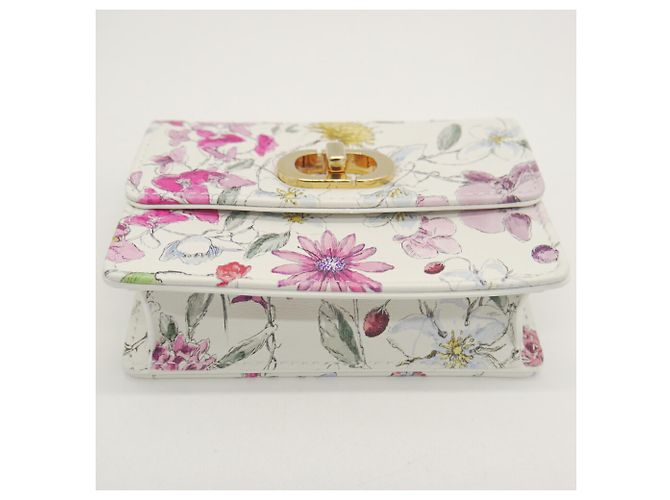 Pouch Christian Dior Caro Bianco Multicolore - vista 3