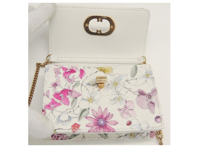 Pouch Christian Dior Caro Bianco Multicolore - vista 6