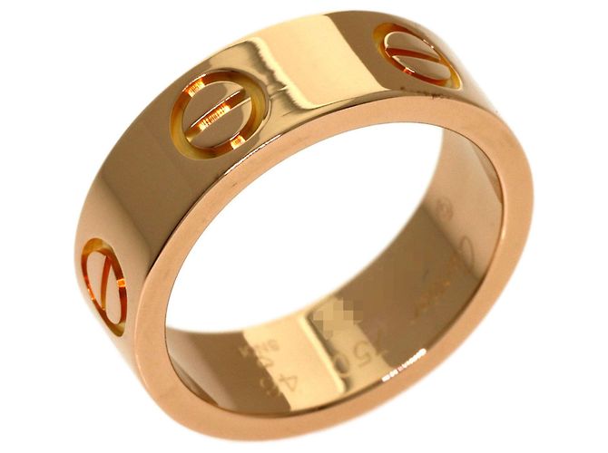 Anillo Cartier Love en oro rosa 18K - vista 2