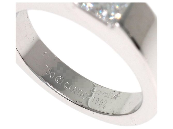Cartier Tank Ring in 18K Weißgold mit Diamant - Ansicht 6
