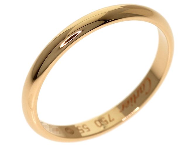 Anello fede Cartier in oro rosa 18K - vista 2