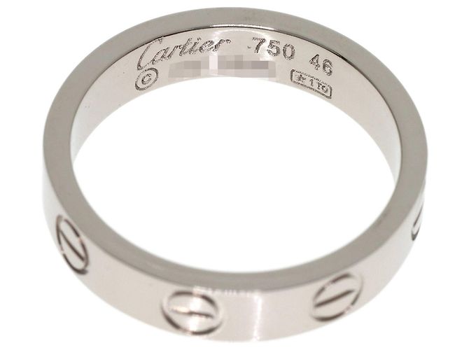 Cartier Mini Love Ring in 18K Weißgold - Ansicht 4