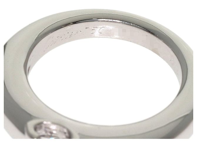 Anello solitario Cartier C con diamante - vista 5