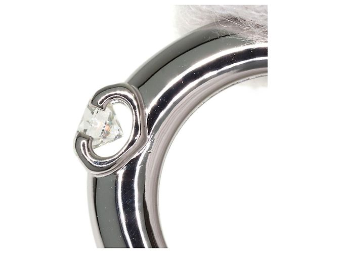 Anello solitario Cartier C con diamante - vista 8