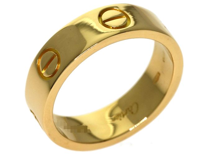 Anello Cartier Love Band in oro giallo 18K - vista 2