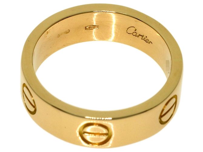 Anello Cartier Love Band in oro giallo 18K - vista 4