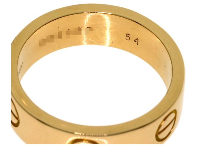 Anello Cartier Love Band in oro giallo 18K - vista 5