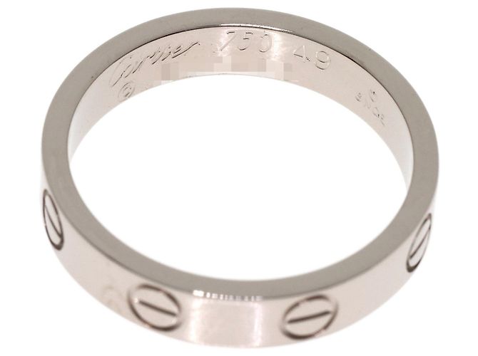 Cartier Mini Love Ring in 18K Weißgold - Ansicht 4