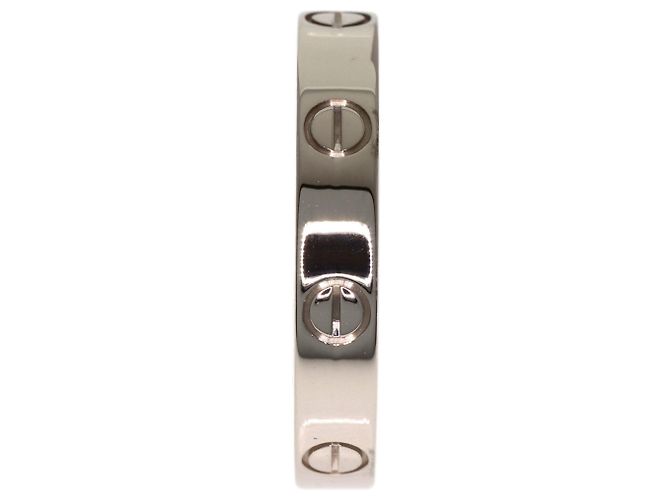 Bague Mini Love Cartier en or blanc 18K - vue 3