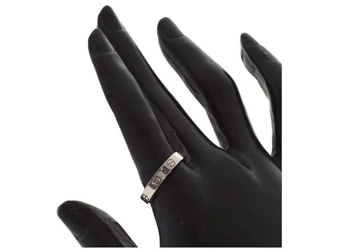 Bague Mini Love Cartier en or blanc 18K - vue 5