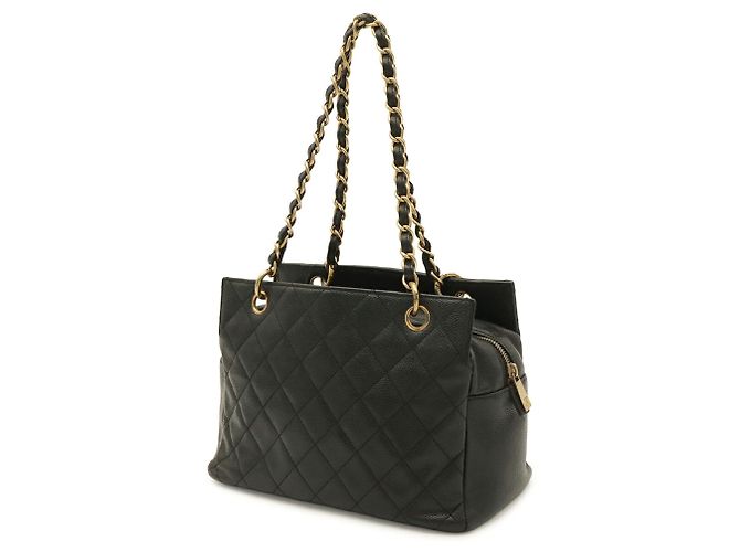 Borsa CHANEL Matelassé Petite Timeless Tote Nero - vista 3