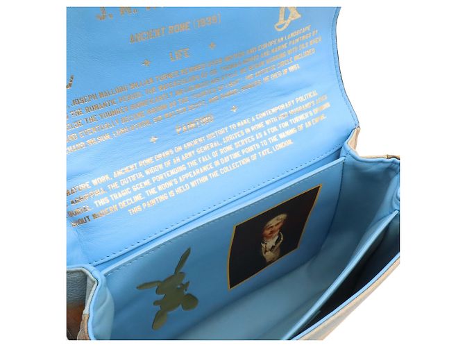 Louis Vuitton Masters Collection Monogram Certy Pochette Metis Marrone Multicolore Blu chiaro - vista 7