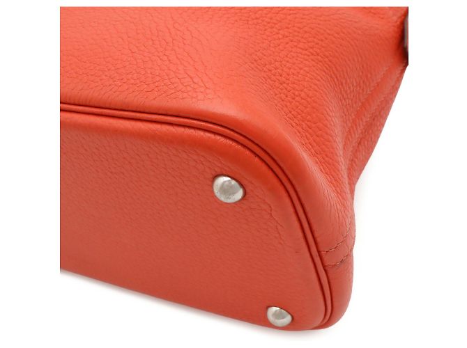 Hermès Sac à main Hermes Bolide 35 en Rose Jaipur - vue 4