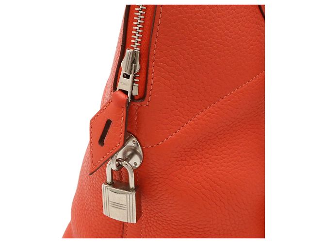 Hermès Sac à main Hermes Bolide 35 en Rose Jaipur - vue 6