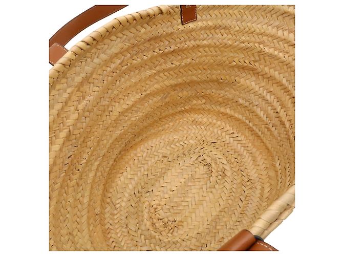 Bolsa de cesta em couro marrom Loewe - vista 6