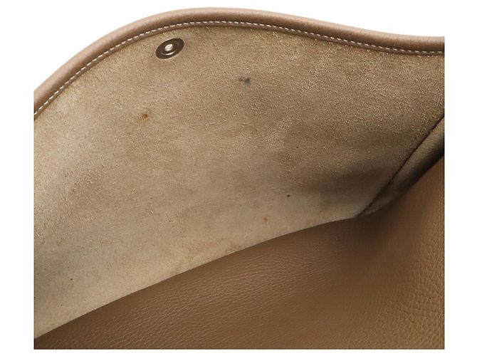 Hermès Borsa a tracolla Hermes Evelyne 3 III GM Taupe - vista 7