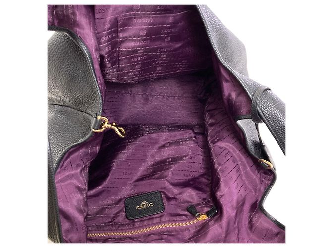 Borsa Tote Loewe Calle Cadena Motif Nero - vista 5