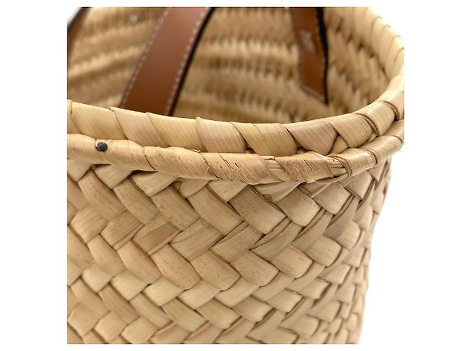 Loewe Basket Bag Handtasche Braun Beige - Ansicht 10