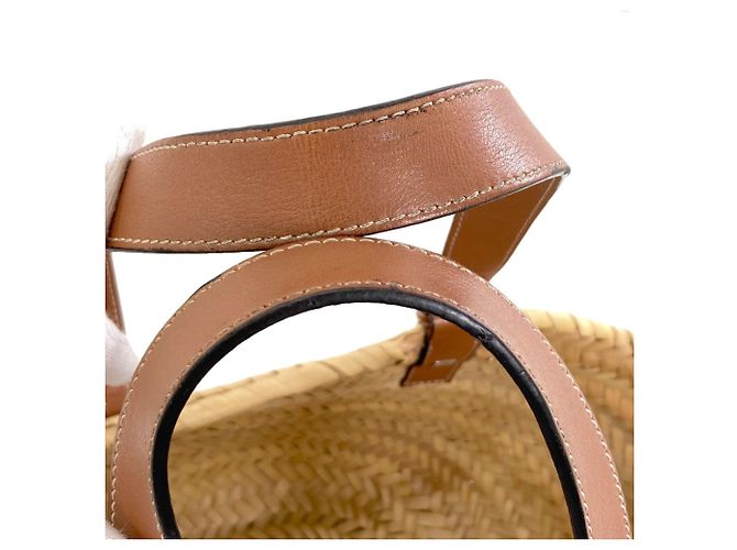 Loewe Basket Bag Handtasche Braun Beige - Ansicht 13