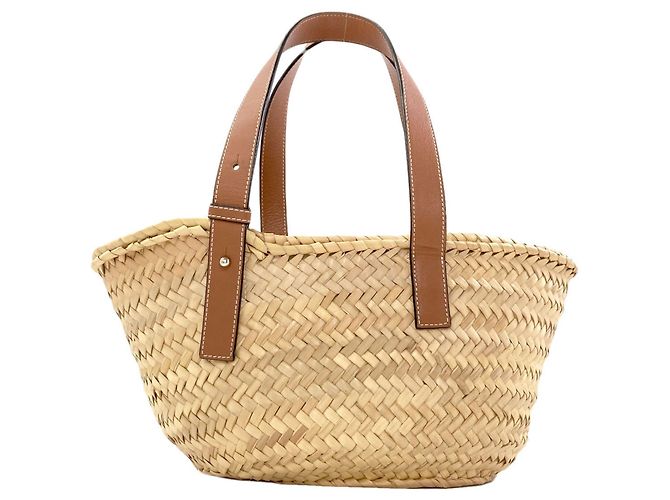 Loewe Basket Bag Handtasche Braun Beige - Ansicht 2