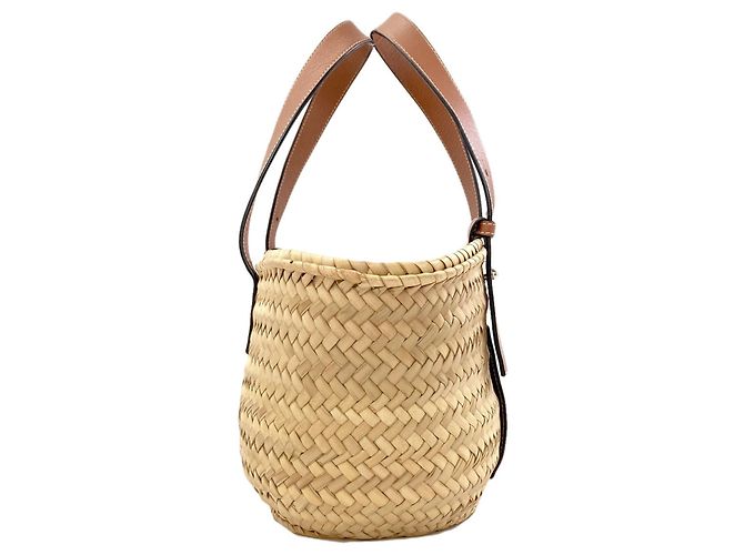 Loewe Basket Bag Handtasche Braun Beige - Ansicht 3