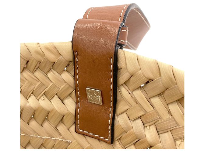 Loewe Basket Bag Handtasche Braun Beige - Ansicht 7