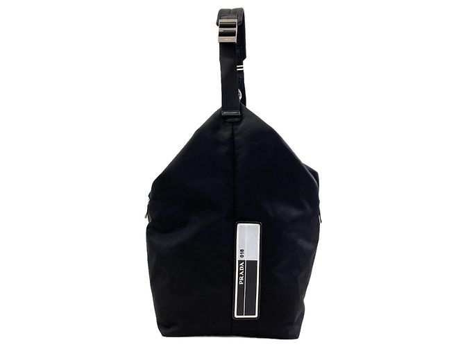 Borsa a Tracolla Prada Logo Nero - vista 3