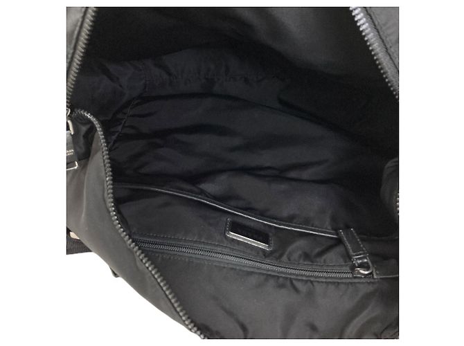 Borsa a Tracolla Prada Logo Nero - vista 5