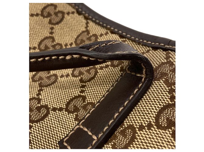 Bolso Tote Gucci 169946 New Brit GG Castaño - vista 12