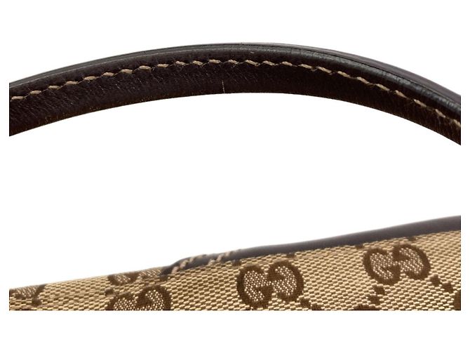 Bolso Tote Gucci 169946 New Brit GG Castaño - vista 13