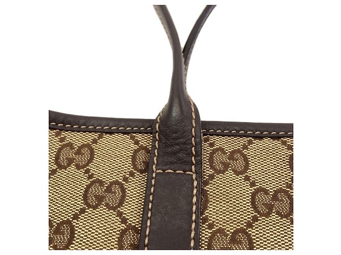 Bolso Tote Gucci 169946 New Brit GG Castaño - vista 14