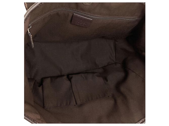 Bolso Tote Gucci 169946 New Brit GG Castaño - vista 5