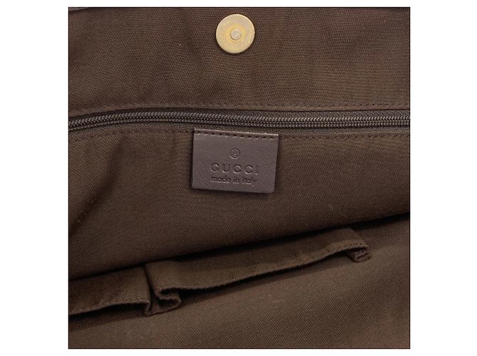 Bolso Tote Gucci 169946 New Brit GG Castaño - vista 6